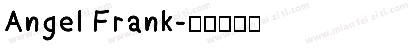 Angel Frank字体转换